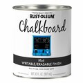 Rust-Oleum Chalkboard Paint, Flat Black, Quart 301450